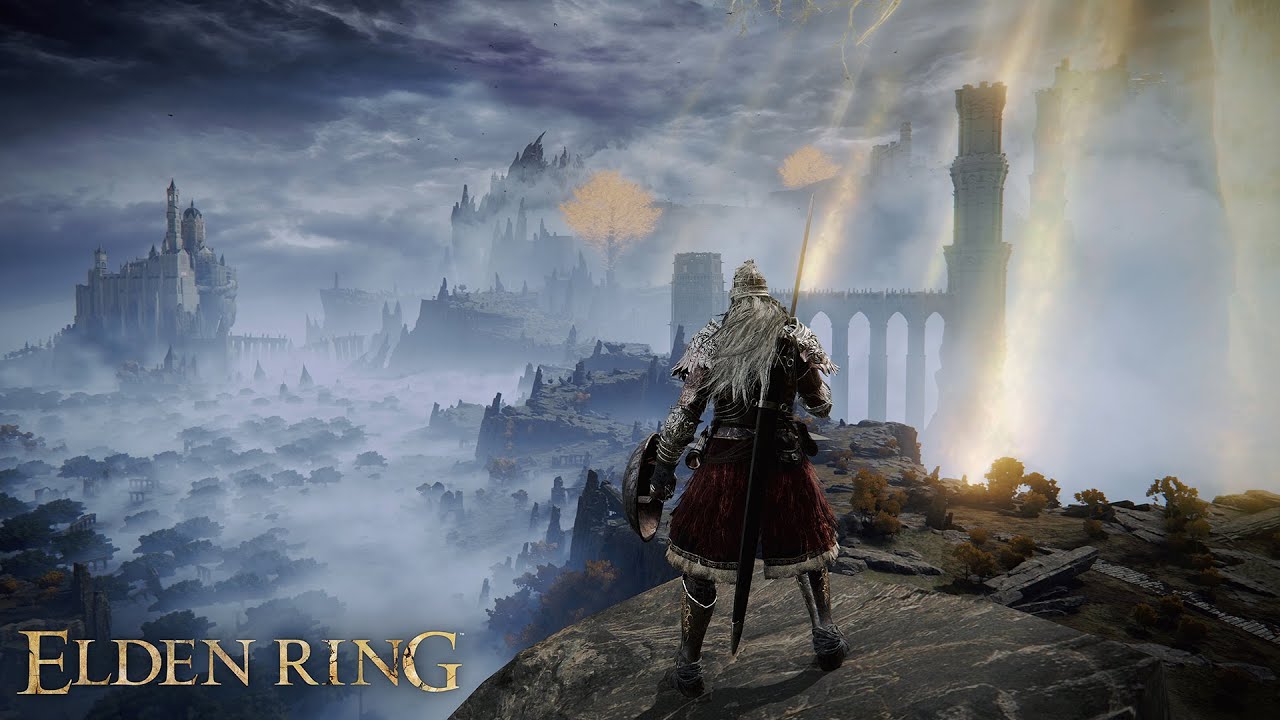 Вид с горы на плато в Elden Ring 2